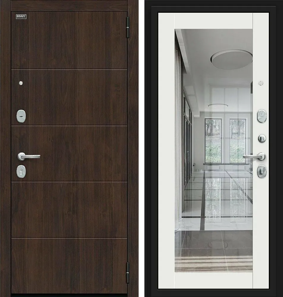 Фото Дверь Флэт Kale Almon/Off-white BR4612