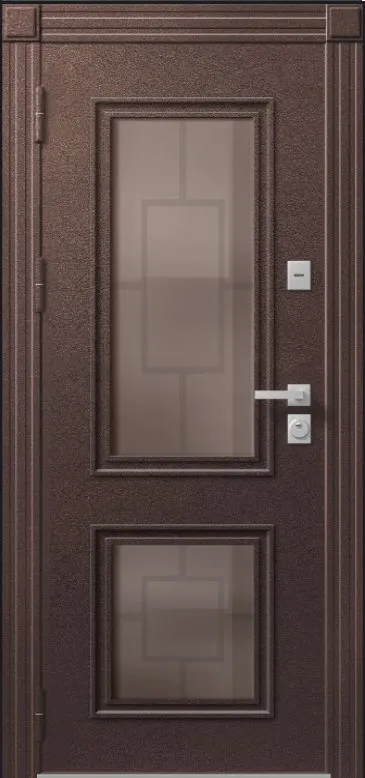 Товар Дверь Термо Premium 1 Шоколадный Муар - Кашемир Грей DIS007383